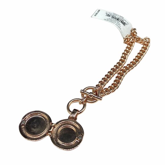 Vera Bradley Locket Bracelet Rose Gold Photo Locket Charm - Picture 5 of 5